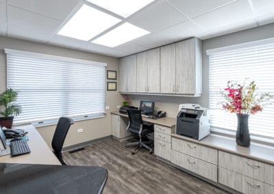 Office Desks at Crystal Lake Endodontics